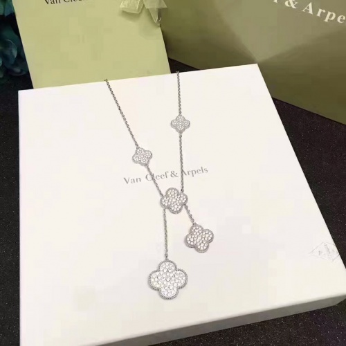 Replica Van Cleef & Arpels Necklaces For Women #972945 $60.00 USD for Wholesale