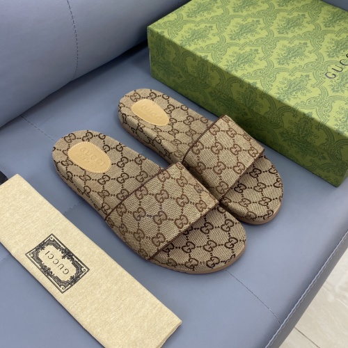 Replica Gucci Slippers For Men #974931 $52.00 USD for Wholesale