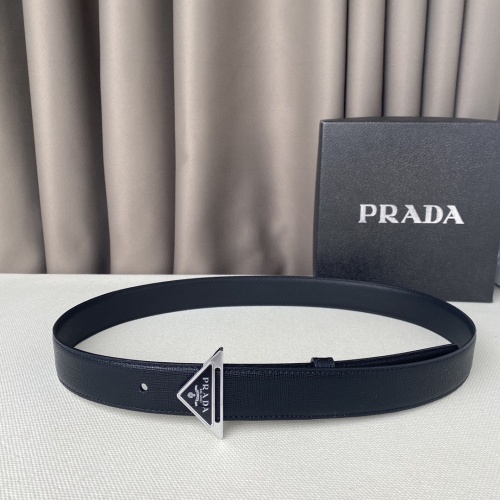 Replica Prada AAA Quality Belts For Women #981776 $56.00 USD for Wholesale