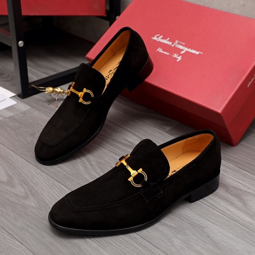 Salvatore Ferragamo Leather Shoes For Men #983919 $96.00 USD, Wholesale Replica Salvatore Ferragamo Leather Shoes