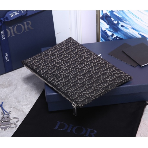 Replica Christian Dior AAA Man Wallets #985109 $82.00 USD for Wholesale