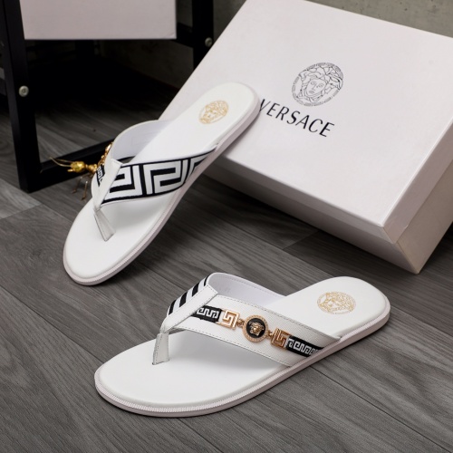 Versace Slippers For Men #988507 $42.00 USD, Wholesale Replica Versace Slippers