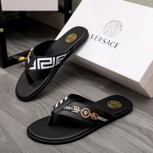 Versace Slippers For Men #988508 $42.00 USD, Wholesale Replica Versace Slippers