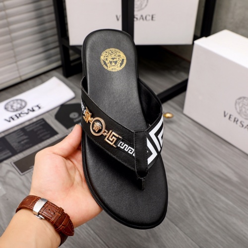 Replica Versace Slippers For Men #988508 $42.00 USD for Wholesale