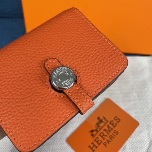 Replica Hermes AAA Quality Wallets For Women #988811 $38.00 USD for Wholesale