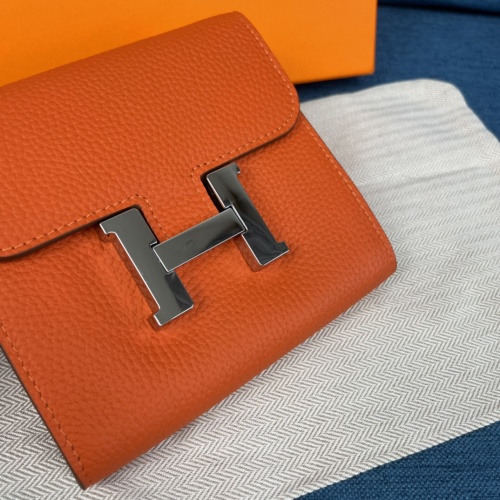 Replica Hermes AAA Quality Wallets For Women #988840 $48.00 USD for Wholesale