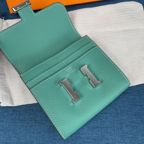 Replica Hermes AAA Quality Wallets For Women #988842 $48.00 USD for Wholesale