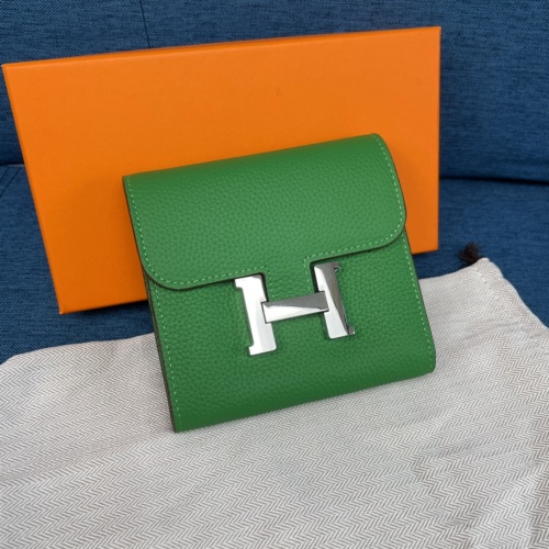 Hermes AAA Quality Wallets For Women #988843 $48.00 USD, Wholesale Replica Hermes AAA Quality Wallets