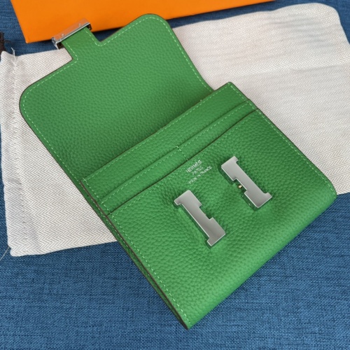 Replica Hermes AAA Quality Wallets For Women #988843 $48.00 USD for Wholesale