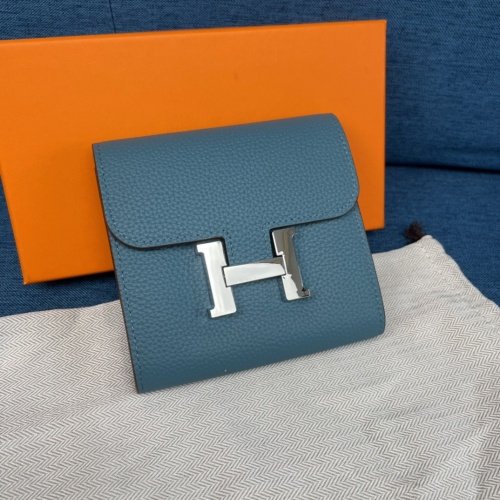 Hermes AAA Quality Wallets For Women #988844 $48.00 USD, Wholesale Replica Hermes AAA Quality Wallets