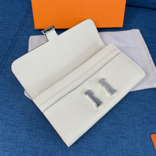 Replica Hermes AAA Quality Wallets For Women #988874 $56.00 USD for Wholesale