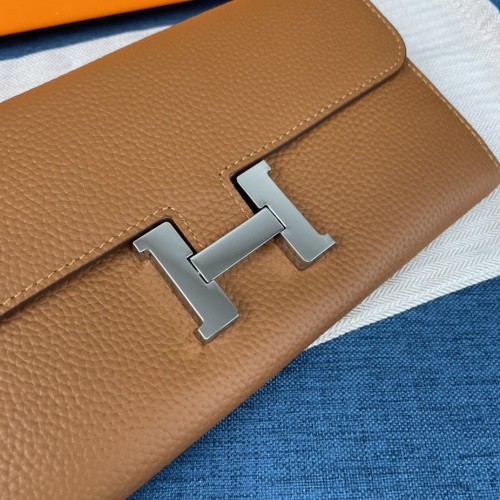 Replica Hermes AAA Quality Wallets For Women #988877 $56.00 USD for Wholesale