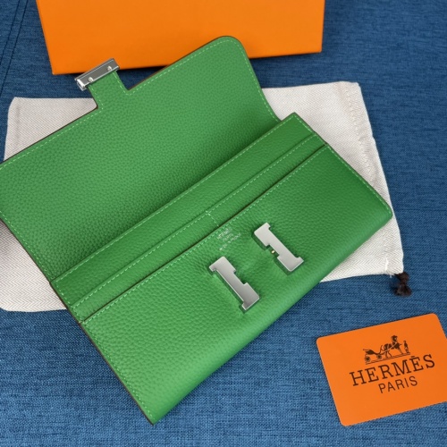 Replica Hermes AAA Quality Wallets For Women #988882 $56.00 USD for Wholesale