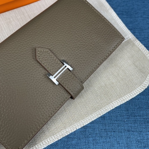 Replica Hermes AAA Quality Wallets For Women #988889 $52.00 USD for Wholesale