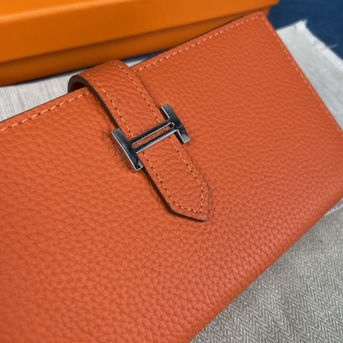 Replica Hermes AAA Quality Wallets For Women #988891 $52.00 USD for Wholesale