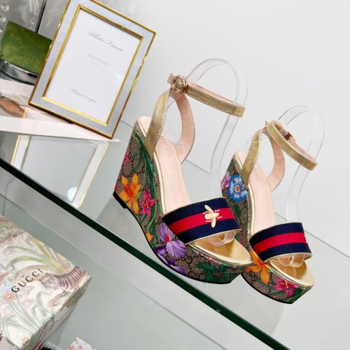 Gucci Sandal For Women #989581 $76.00 USD, Wholesale Replica Gucci Sandal