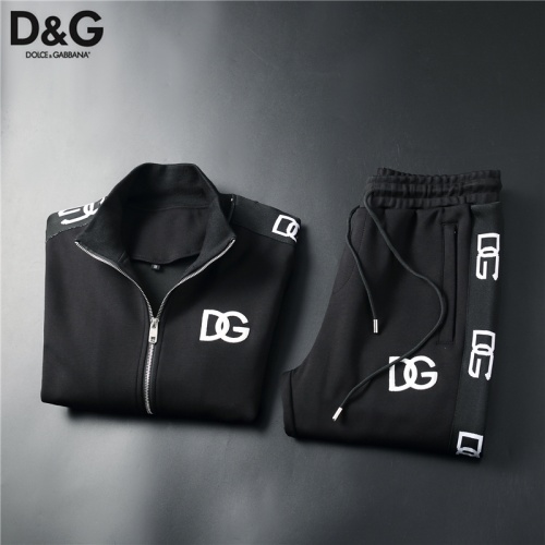 Replica Dolce & Gabbana D&G Tracksuits Long Sleeved For Men #991737 $92.00 USD for Wholesale