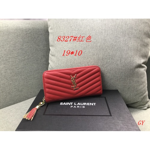 Yves Saint Laurent YSL Wallets For Women #991885 $19.00 USD, Wholesale Replica Yves Saint Laurent YSL Wallets