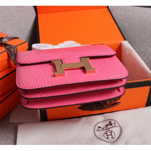 Replica Hermes AAA Quality Messenger Bags For Women #992249 $145.00 USD for Wholesale