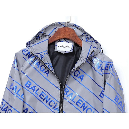 Replica Balenciaga Jackets Long Sleeved For Men #1002586 $42.00 USD for Wholesale