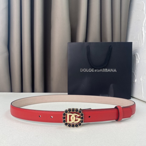 Replica Dolce & Gabbana D&G AAA Quality Belts For Women #1004322 $52.00 USD for Wholesale