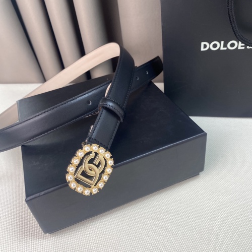 Replica Dolce & Gabbana D&G AAA Quality Belts For Women #1004323 $52.00 USD for Wholesale