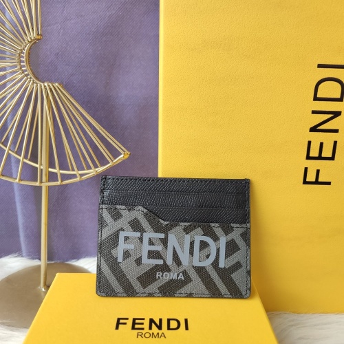 Fendi AAA Quality Card Case For Women #1005646 $41.00 USD, Wholesale Replica Fendi AAA+ Quality Wallet