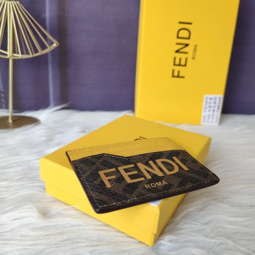 Replica Fendi AAA Quality Card Case For Women #1005647 $41.00 USD for Wholesale