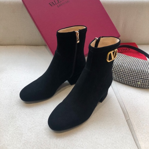 Replica Valentino Boots For Women #1005685 $92.00 USD for Wholesale