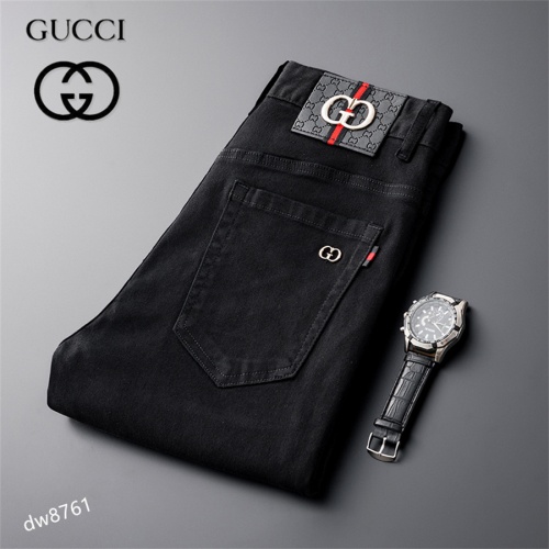 Replica Gucci Jeans For Men #996347 $40.00 USD for Wholesale