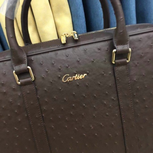 Replica Cartier AAA Man Handbags #996358 $105.00 USD for Wholesale