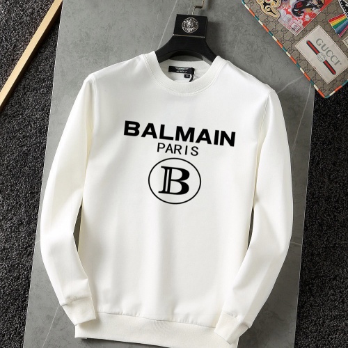 Balmain Hoodies Long Sleeved For Men #997950 $40.00 USD, Wholesale Replica Balmain Hoodies