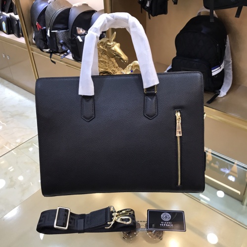 Replica Versace AAA Man Handbags #1006975 $150.00 USD for Wholesale