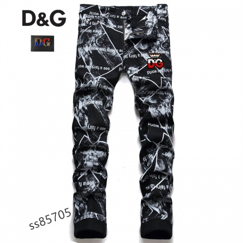 Dolce &amp; Gabbana D&amp;G Jeans For Men #1006990 $48.00 USD, Wholesale Replica Dolce &amp; Gabbana D&amp;G Jeans