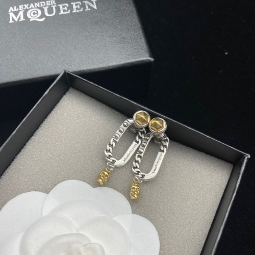 Replica Alexander McQueen Earrings For Women #1007735 $32.00 USD for Wholesale