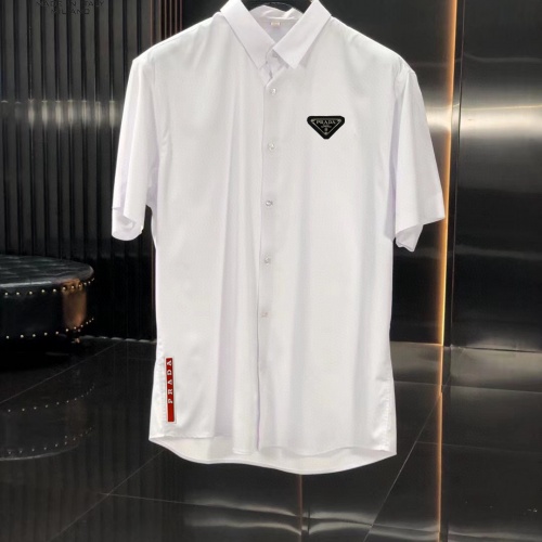 Prada Shirts Short Sleeved For Men #1008915 $38.00 USD, Wholesale Replica Prada Shirts