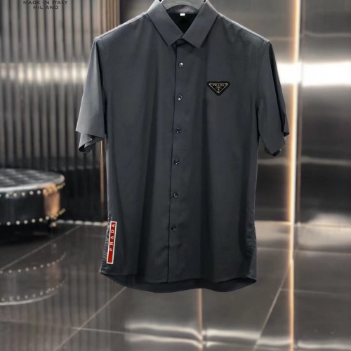 Prada Shirts Short Sleeved For Men #1008916 $38.00 USD, Wholesale Replica Prada Shirts