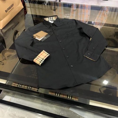 Burberry Shirts Long Sleeved For Men #1008986 $64.00 USD, Wholesale Replica Burberry Shirts