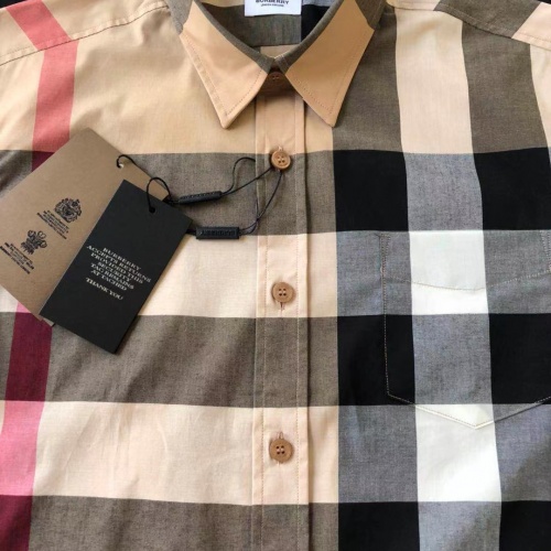 Replica Burberry Shirts Long Sleeved For Men #1009078 $64.00 USD for Wholesale