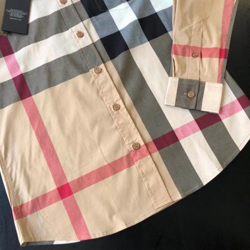 Replica Burberry Shirts Long Sleeved For Men #1009078 $64.00 USD for Wholesale