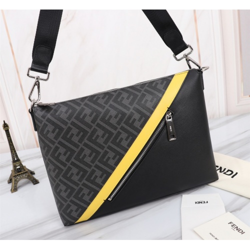 Replica Fendi AAA Man Messenger Bags #1011590 $170.00 USD for Wholesale