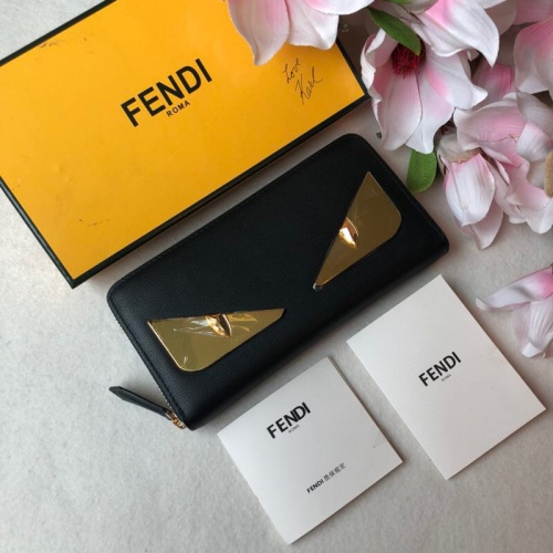 Fendi AAA Quality Wallet #1011675 $64.00 USD, Wholesale Replica Fendi AAA+ Quality Wallet