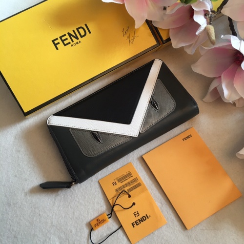 Fendi AAA Quality Wallet #1011676 $64.00 USD, Wholesale Replica Fendi AAA+ Quality Wallet