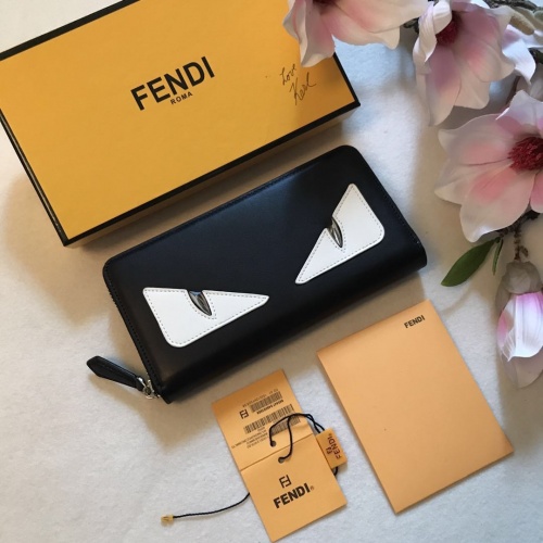 Fendi AAA Quality Wallet #1011682 $64.00 USD, Wholesale Replica Fendi AAA+ Quality Wallet