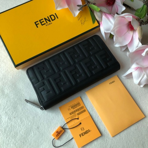 Fendi AAA Quality Wallet #1011683 $64.00 USD, Wholesale Replica Fendi AAA+ Quality Wallet