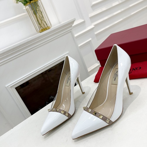 Valentino High-Heeled Shoes For Women #1011987 $98.00 USD, Wholesale Replica Valentino High-Heeled Shoes