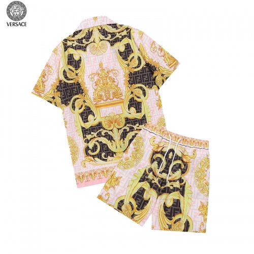 Versace Tracksuits Short Sleeved For Men #1013338 $56.00 USD, Wholesale Replica Versace Tracksuits