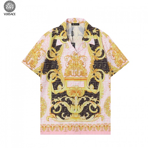 Replica Versace Tracksuits Short Sleeved For Men #1013338 $56.00 USD for Wholesale