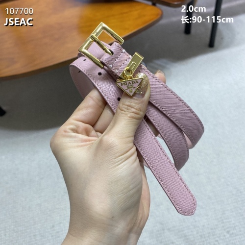 Prada AAA Quality Belts For Women #1013422 $52.00 USD, Wholesale Replica Prada AAA Quality Belts