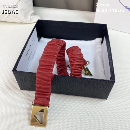 Replica Prada AAA Quality Belts For Women #1013431 $52.00 USD for Wholesale